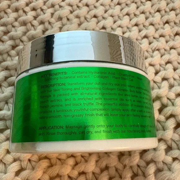 Grace Skin toning and brightening collagen complex body butter
